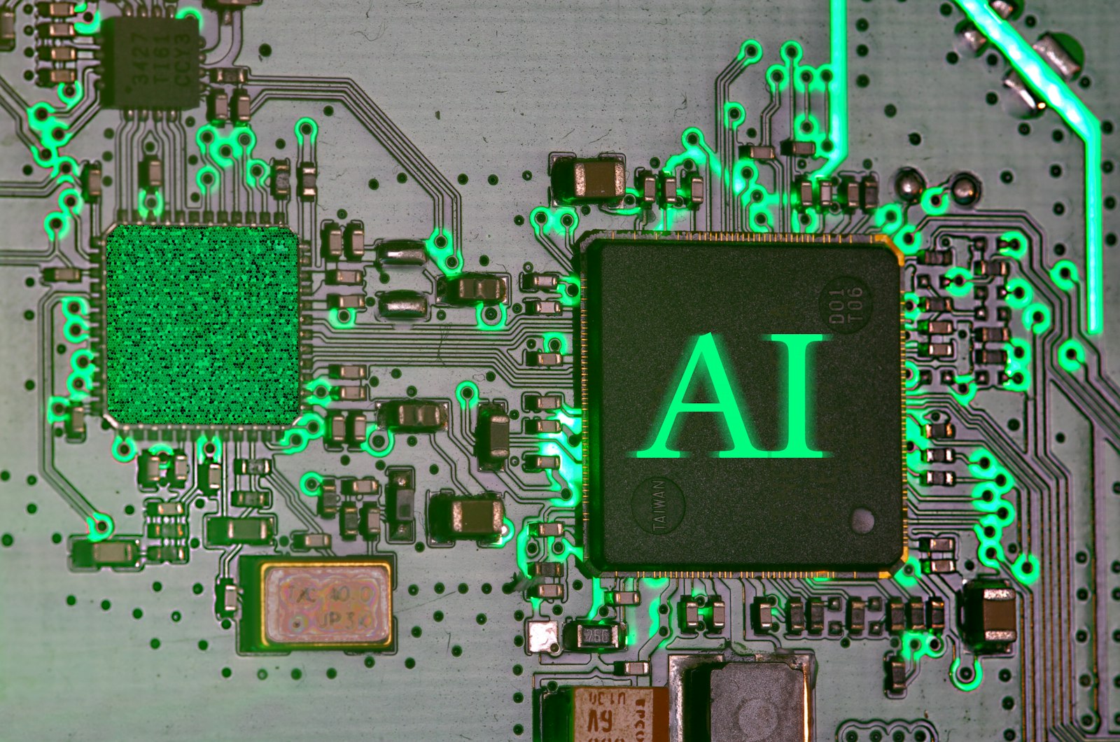 AI半導体チップのイメージ