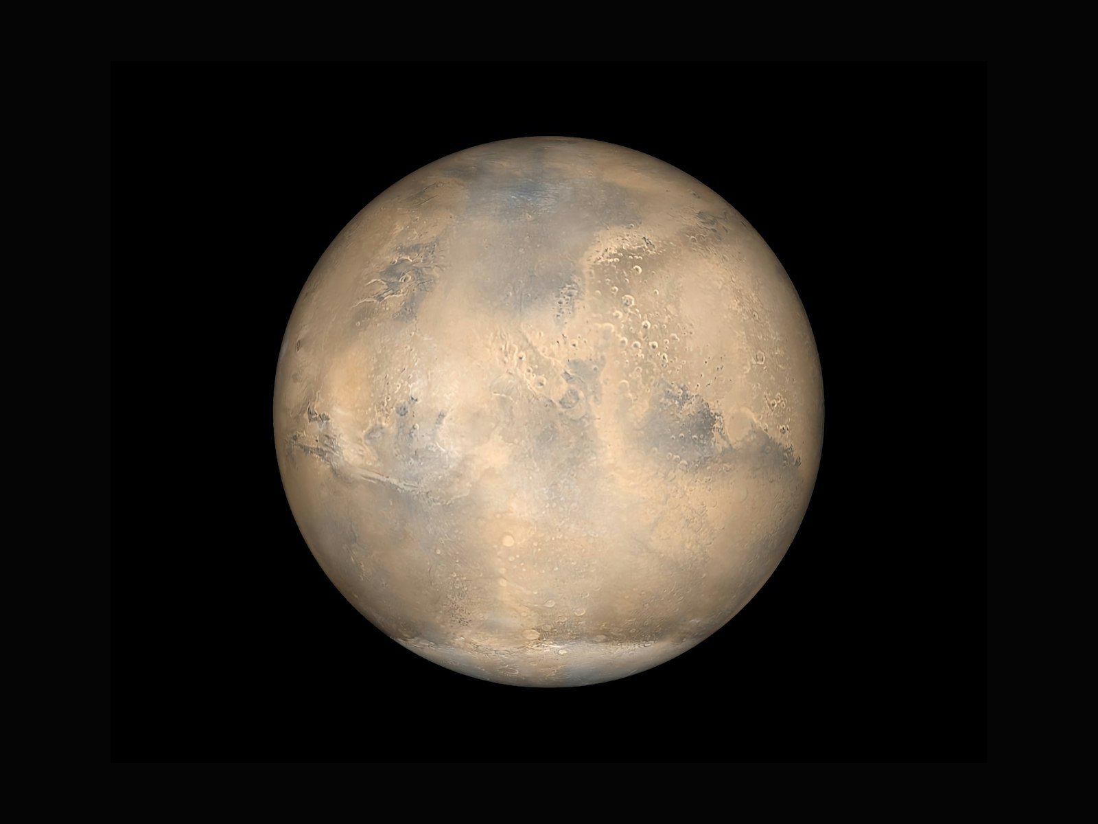 火星の表面をシミュレートした画像
